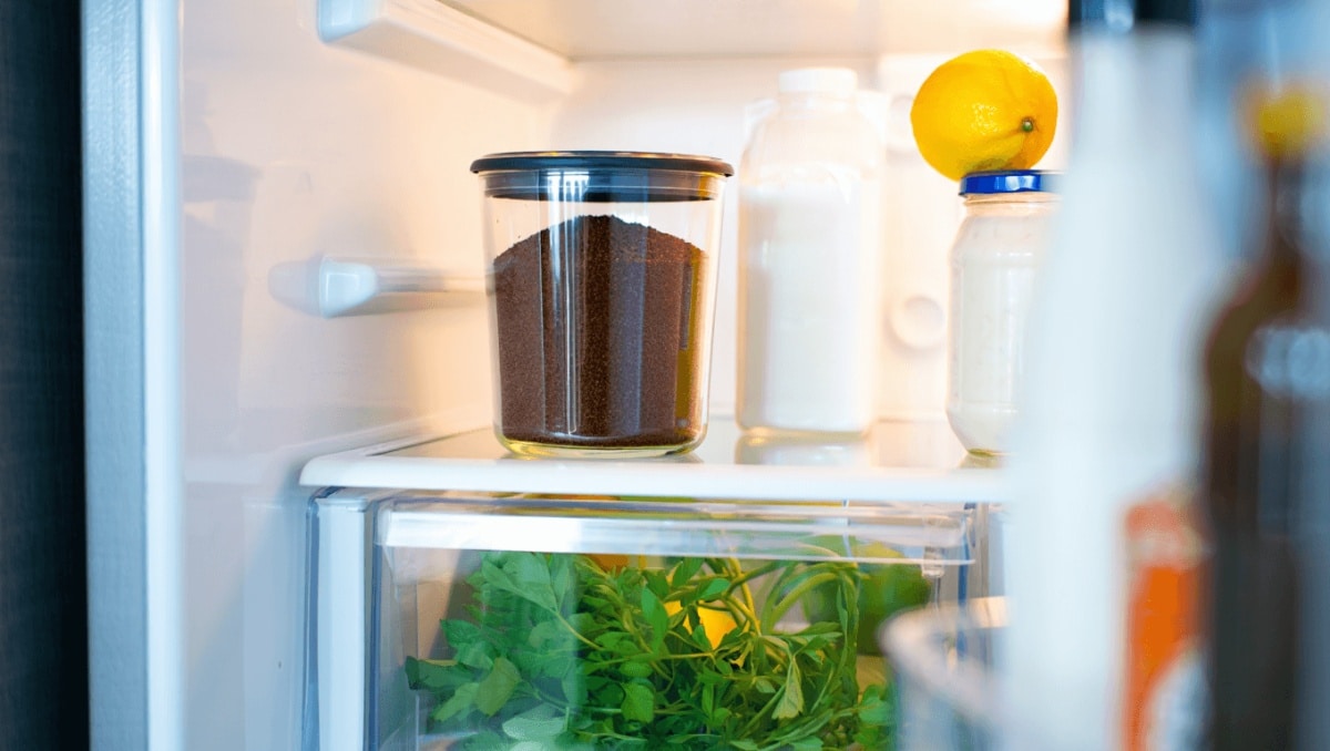 Put Coffee Grounds In Your Fridge — Here's Why It's A Game-Changer