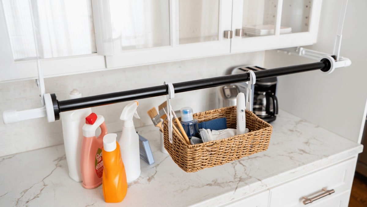 Tired Of Countertop Clutter? This Easy Dollar Tree Hack Gives You Your Space Back