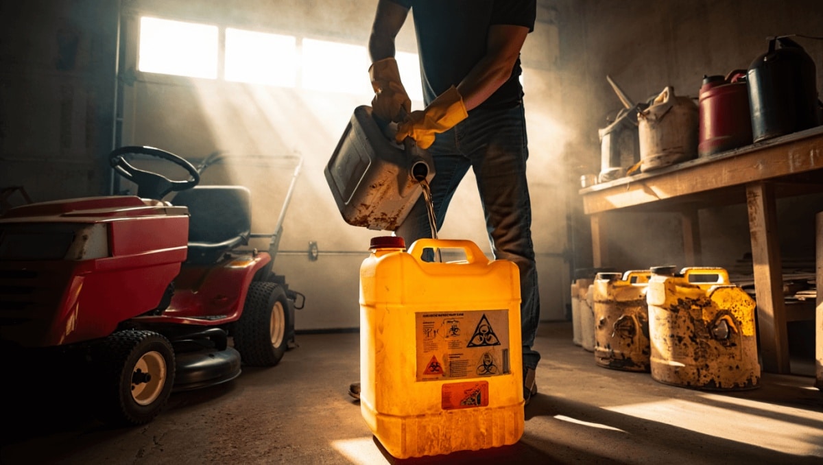 The Best Way To Dispose Of Gasoline You Didn't Use In Your Lawn Mower