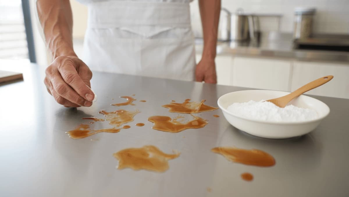How To Easily Clean Up Messy Grease Splatters With A Common Kitchen Ingredient