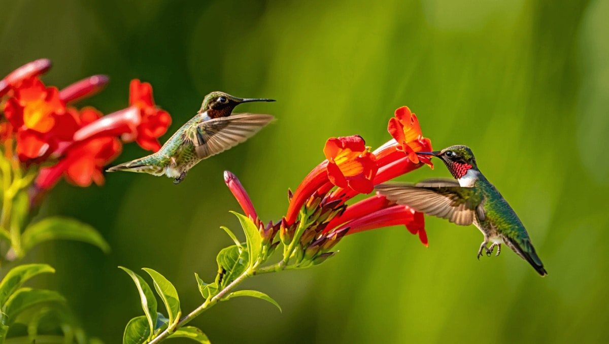 The Secret To Attracting Hummingbirds Next Spring? Plant This Flower Duo In October