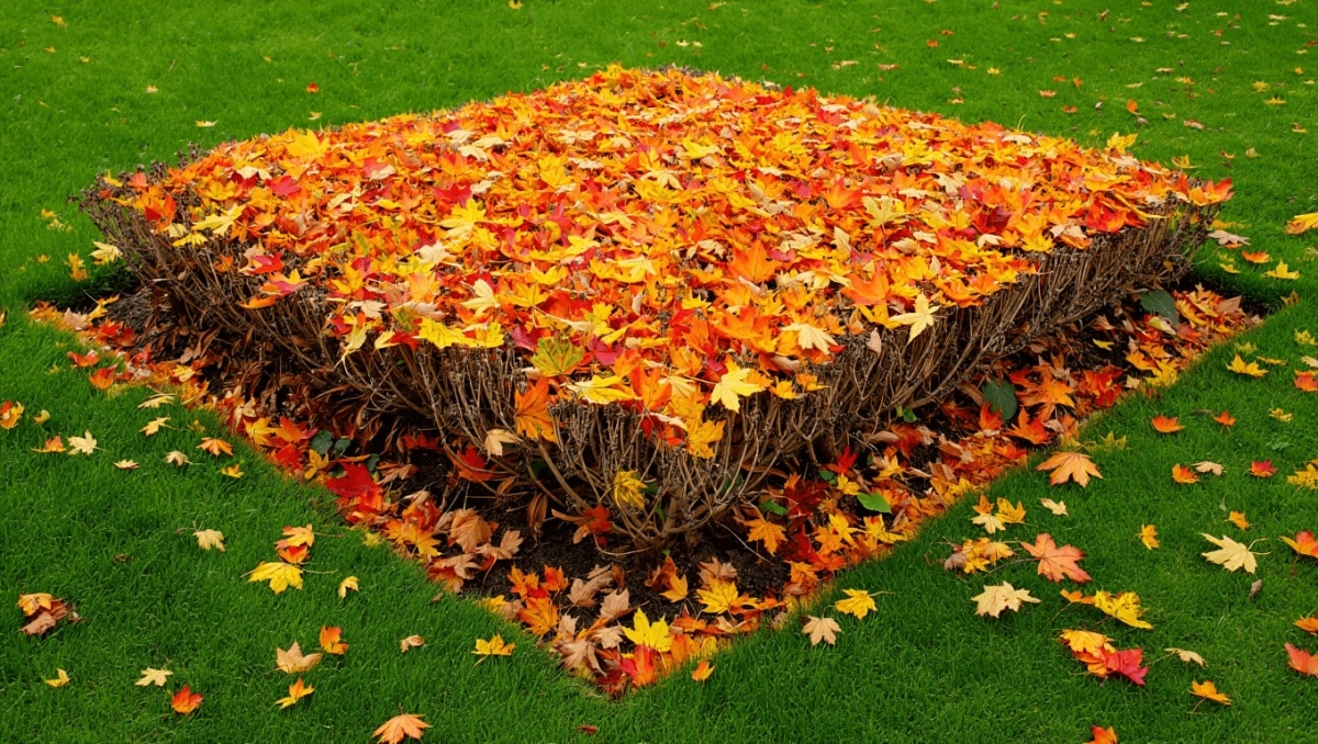 Read This Before Letting Leaves Sit On Your Flower Beds This Fall