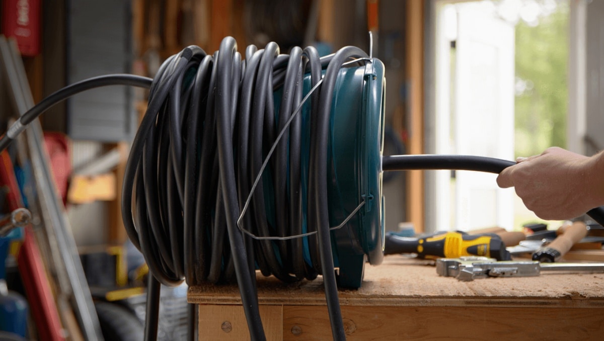 The Clever Hack That Makes Storing And Using Long Extension Cords A Breeze