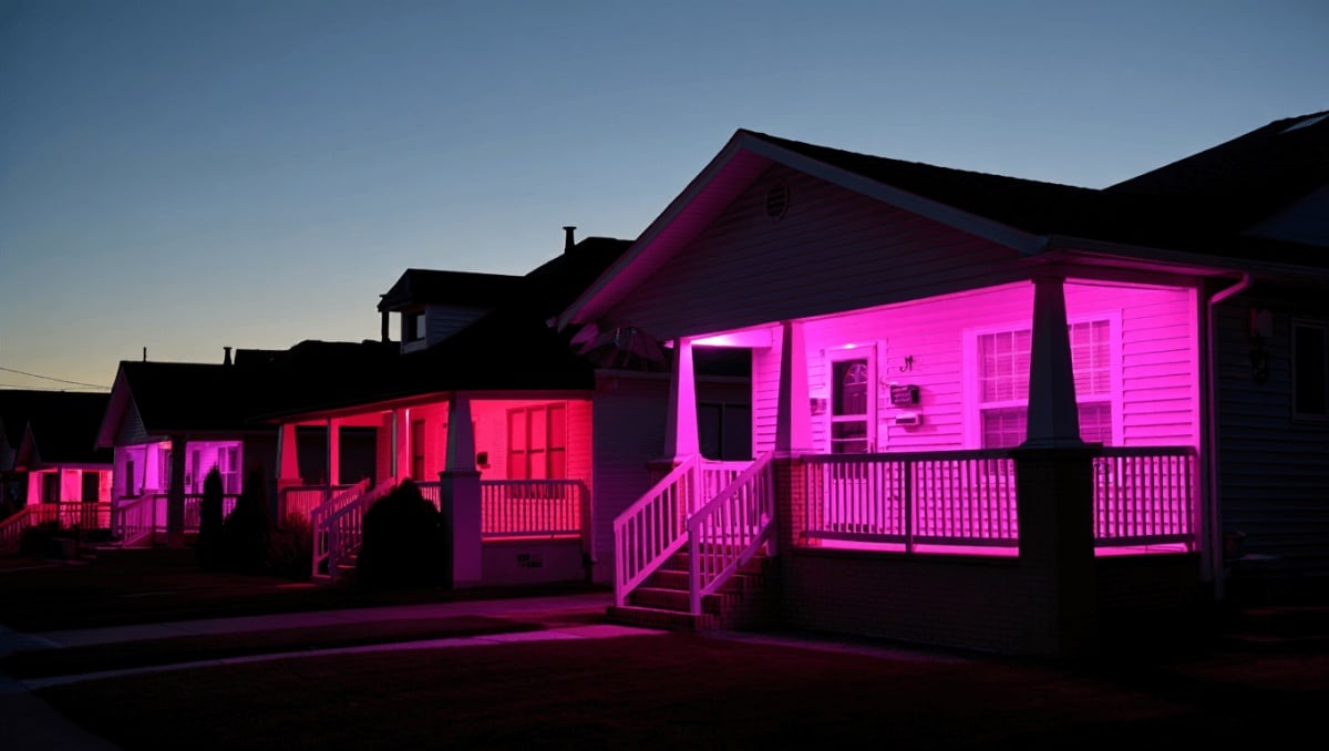 Why Are People Putting Pink Porch Lights Outside Their Homes?