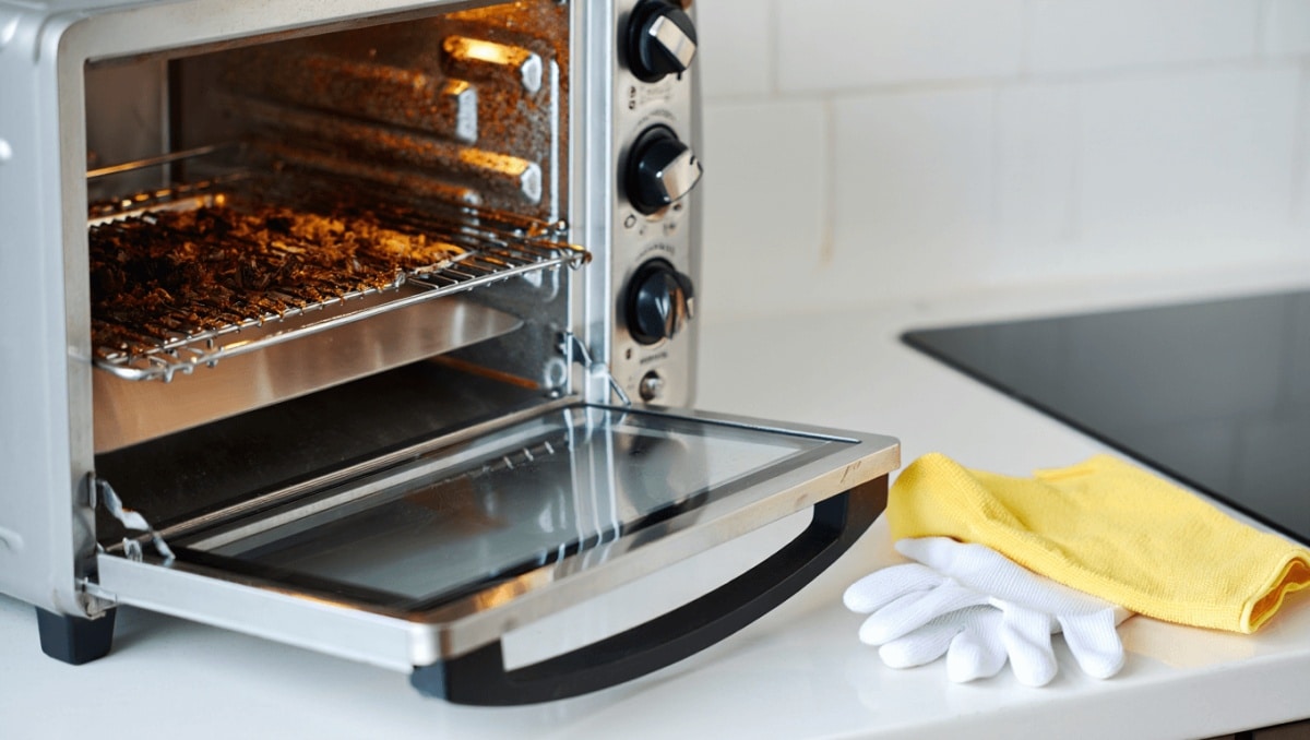 The Cleaning Trick That'll Get Your Gunky Toaster Oven Sparkling In Minutes