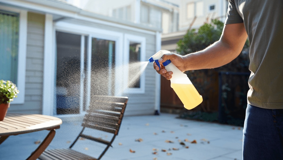 If You See Someone Spraying Their Patio With Vinegar, Take Note — Here's Why