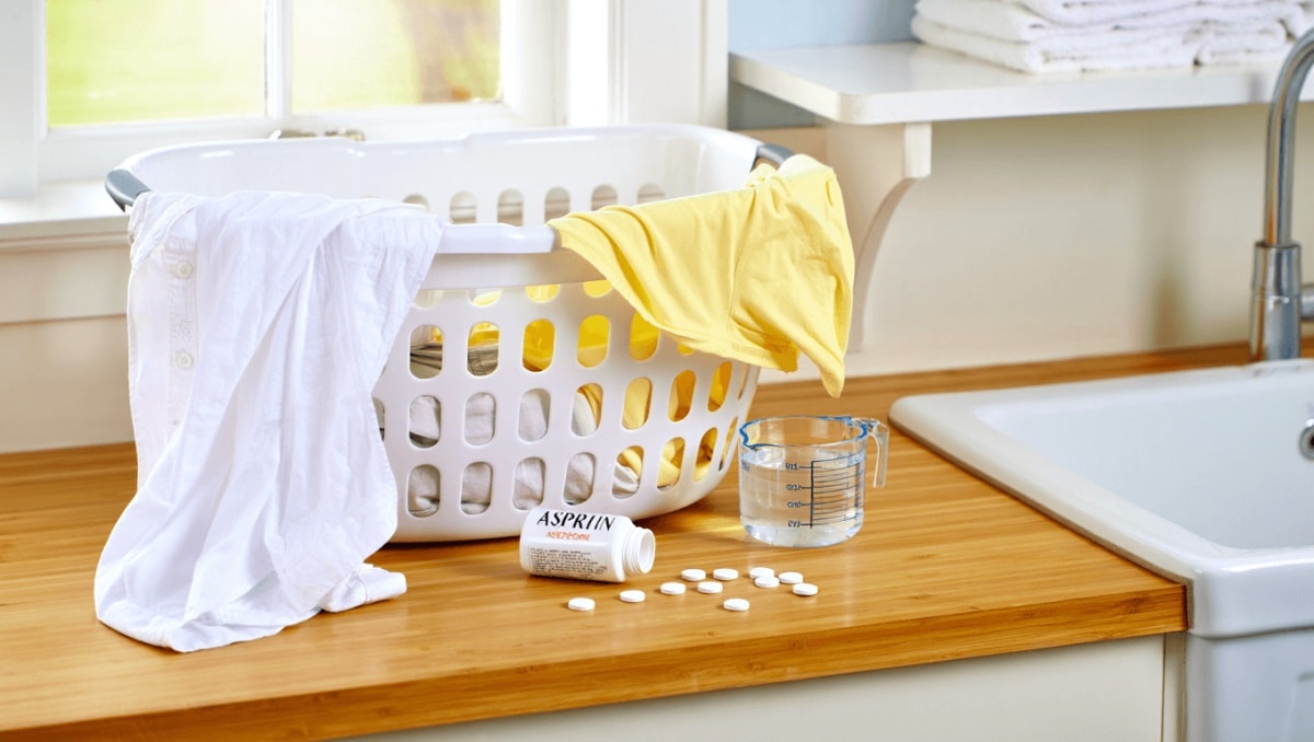 Brighten Up Yellowed Whites On Laundry Day With A Clever Medicine Hack