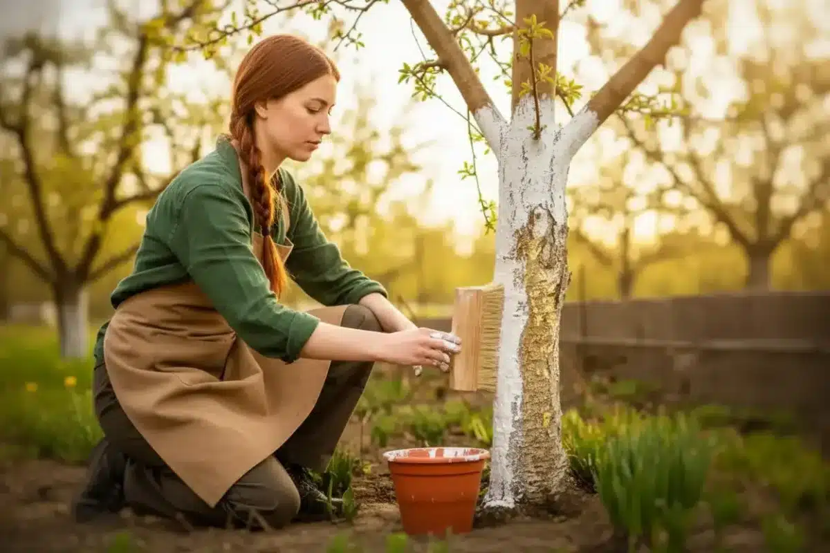 Experts Reveal: The Simple White-Paint Trick That Protects Trees from Deadly Sunscald—and It Really Works