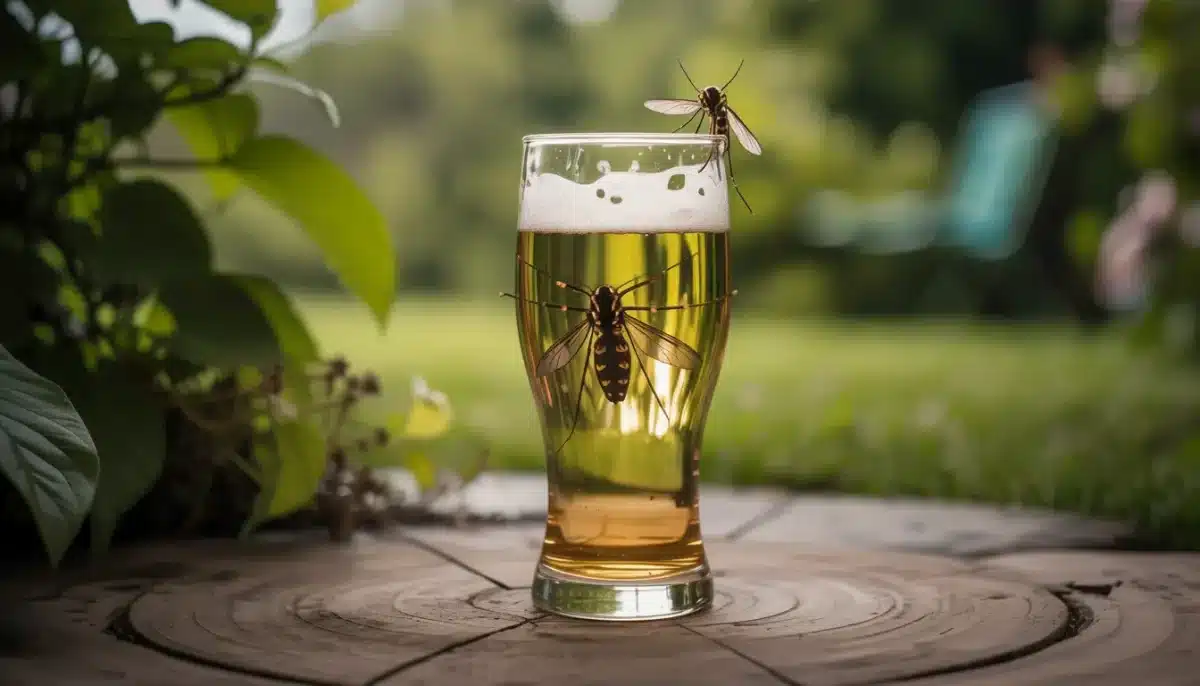 How a Forgotten Beer Glass Became My Secret Weapon Against Mosquitoes—”I Trapped Dozens Overnight”