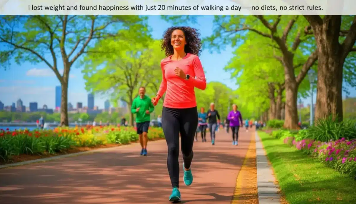 I lost weight and found happiness with just 20 minutes of walking a day—no diets, no strict rules