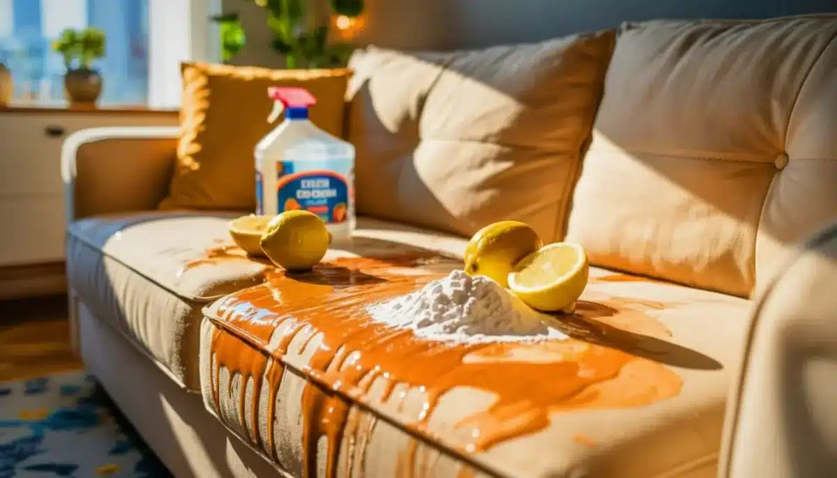 I tried this homemade method—and my stained couch looks brand new