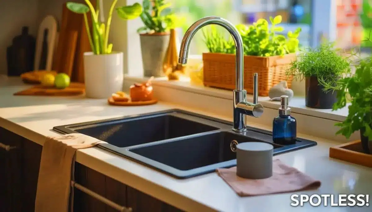 I tried this simple trick and my black sink is spotless—no more limescale!