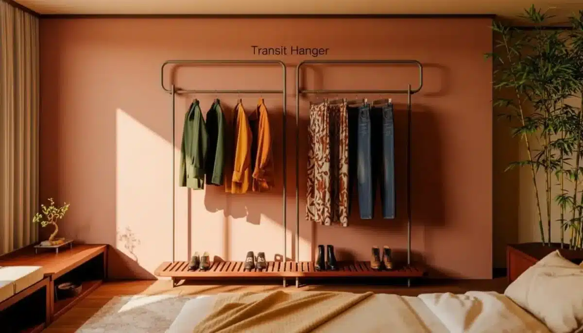 Why the Japanese “transit hanger” trick could finally end bedroom clutter forever