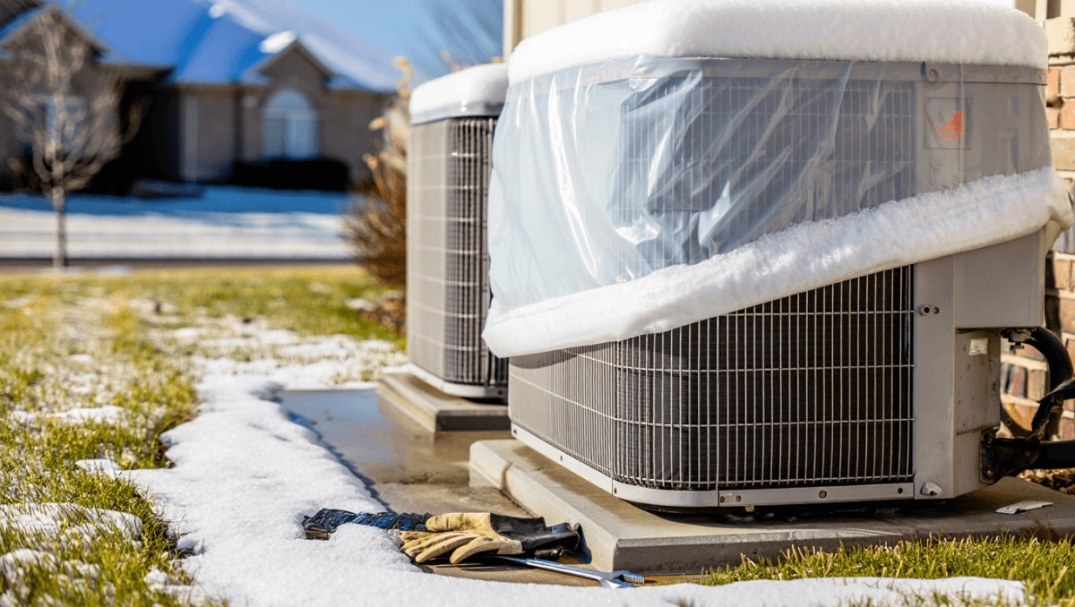 Don't Cover Your Air Conditioner This Winter Until You Know This