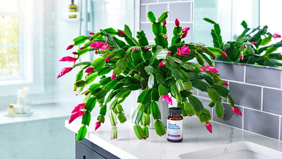 The Secret To A Thriving Christmas Cactus Might Be Hiding In Your Bathroom