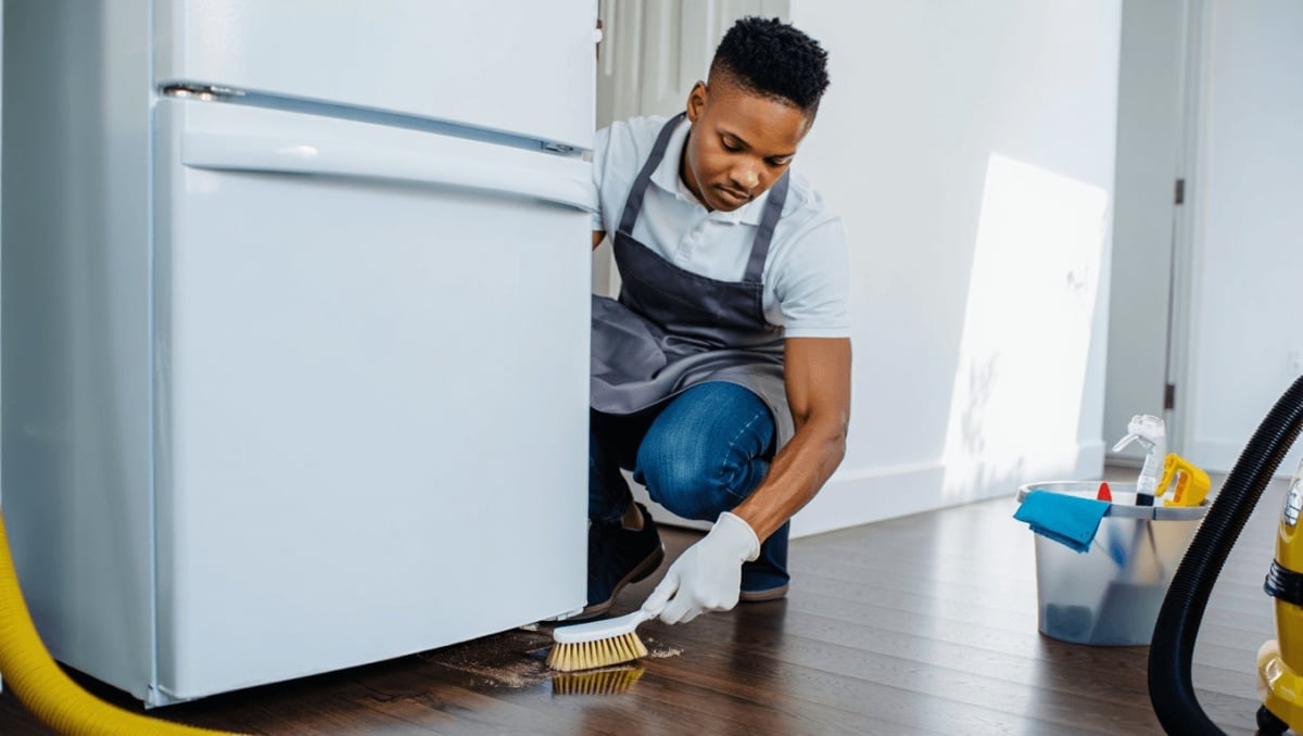 This Simple Trick Lets You Clean Behind Appliances Without Moving Them