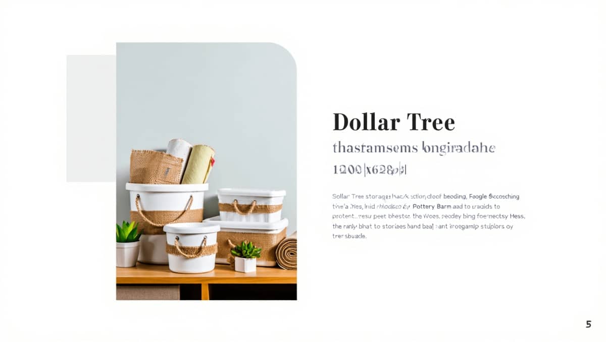 Turn Dollar Tree Items Into A Chic & Affordable Pottery Barn-Inspired Storage Dupe