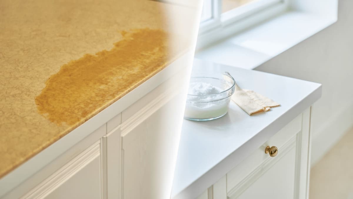 The Simple 2-Ingredient Mixture That Melts Grease Off Kitchen Cabinets