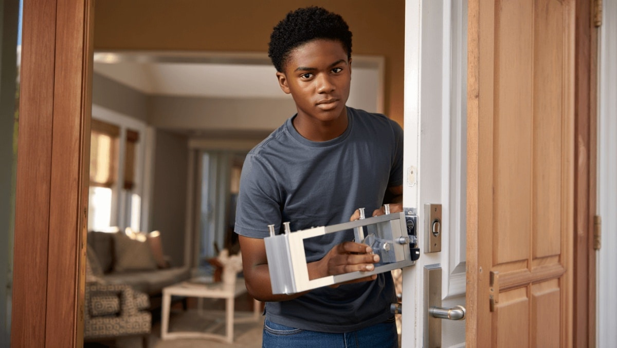 Brilliant Teen's Home Safety Invention Rethinks Traditional Deadbolts: How It Works