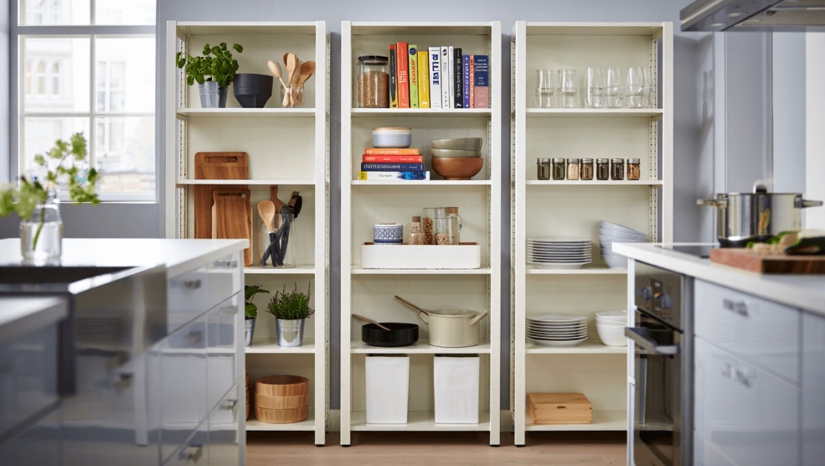 Genius Ways To Use IKEA's BILLY Bookcases To Transform Your Kitchen