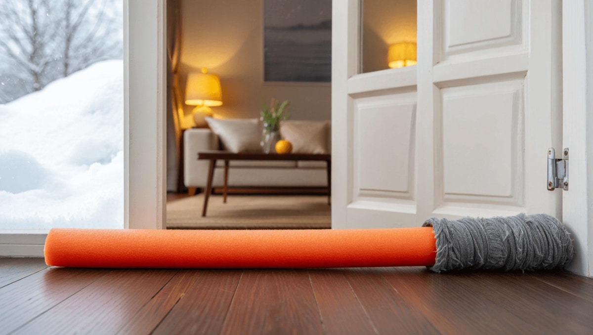 This Easy Pool Noodle Trick Can Help Keep Your Home Warm All Winter Long
