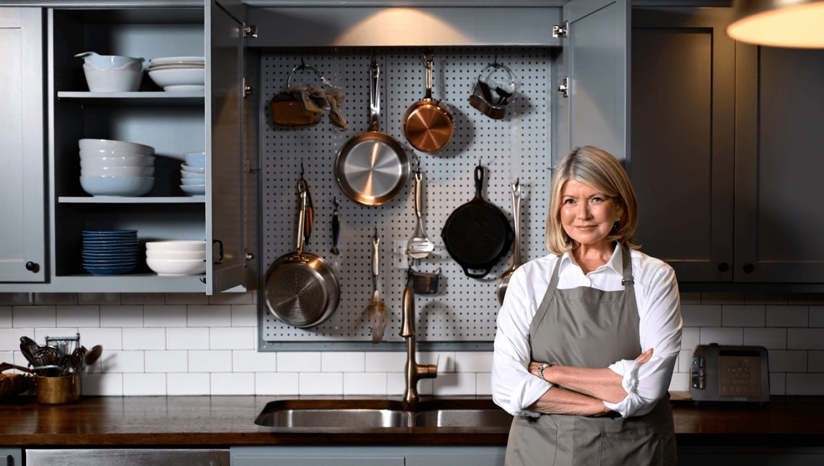 Martha Stewart Has A Pots And Pans Storage Solution That Frees Up Cabinet Space