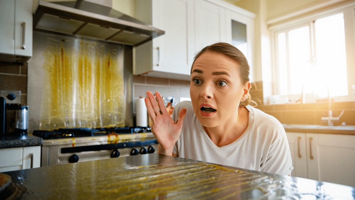 Prevent Sticky Grease From Building Up In Your Kitchen With 3 Simple Tips