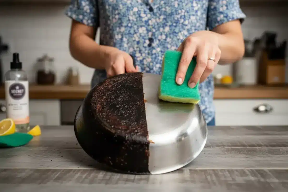 It’s official: The secret ingredient to effortlessly restore your blackened pans has just been revealed