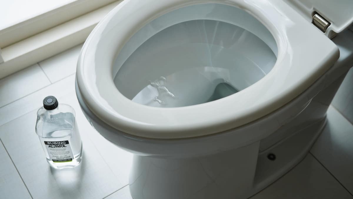 If You Put Rubbing Alcohol In Your Toilet, Here's What Will Happen