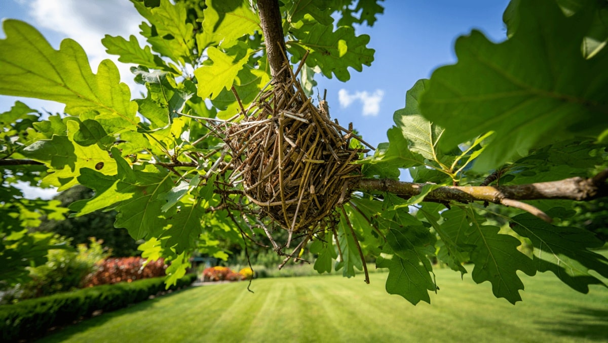 The Bird Nest Look-Alike You Don't Want To Find In Your Yard