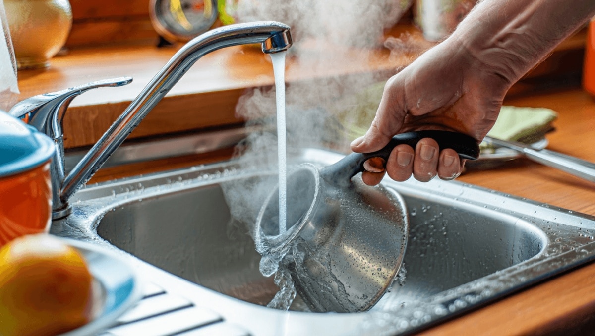 Stop! Pouring Boiling Water Down Your Drains This Winter Could Cause Serious Damage