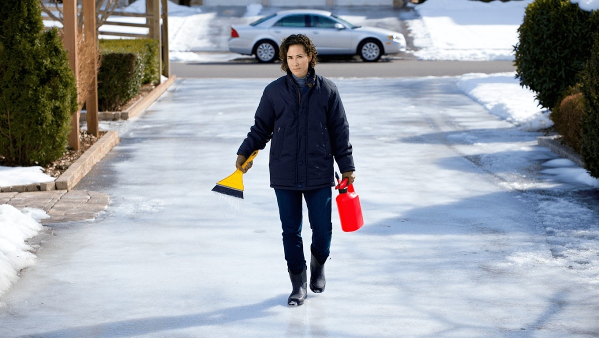 The Fastest Way To De-Ice Your Driveway During Freezing Winters