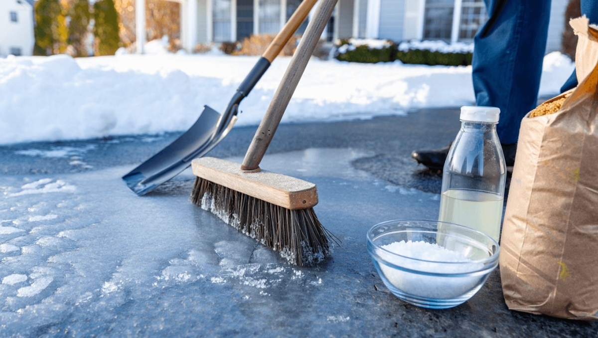 5 Ordinary Household Items That Make Melting Driveway Snow And Ice Easy
