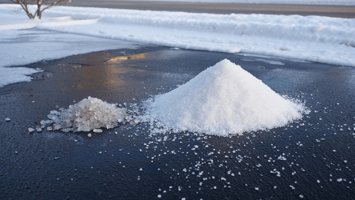 Icy Driveway Too Cold For Your Usual Salt? Try This Better Version