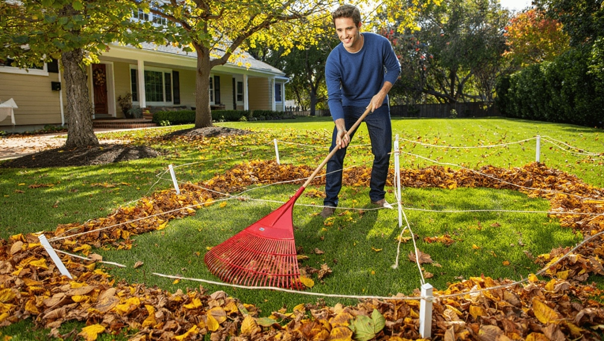 Raking Leaves Just Got Easier With This Handy Technique