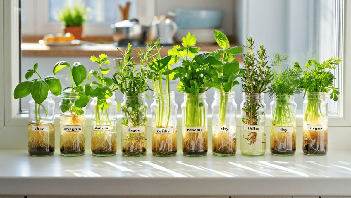 24 Tasty Herbs You Can Easily Regrow From Cuttings Right In Your Kitchen