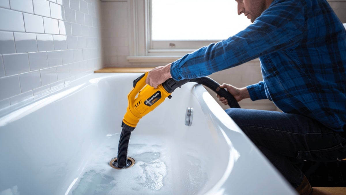 Handyman Shares Neat Technique To Unclog Slow-Draining Tub: 'It Actually Works!'