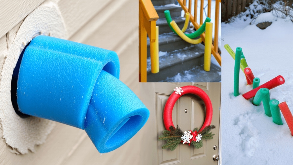 19 Genius Winter Pool Noodle Hacks You Should Be Using For Yourself
