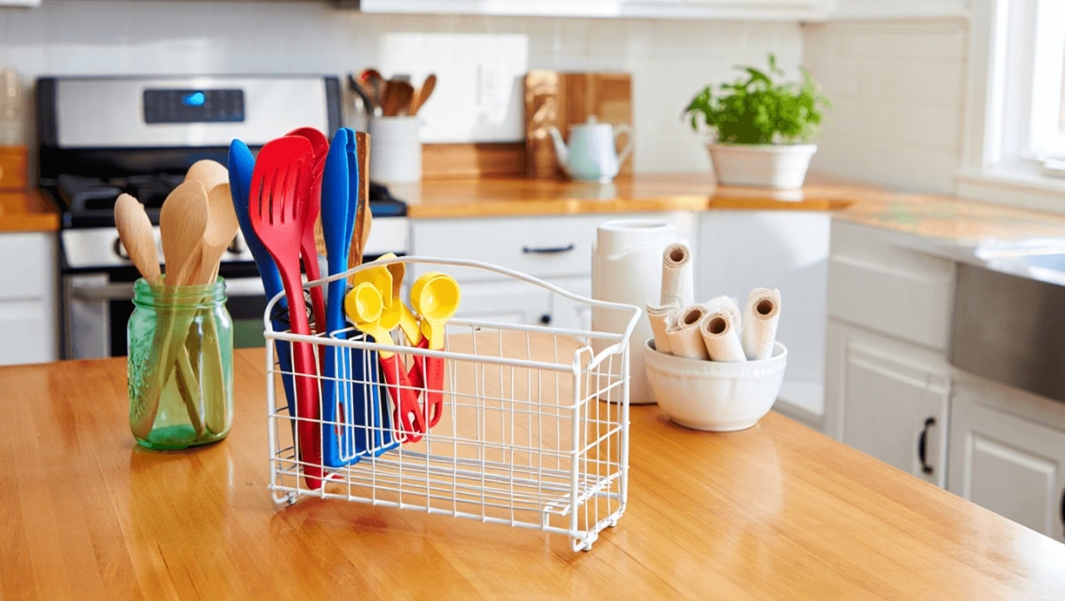 14 Simply Genius Ways To Use A Dollar Tree Napkin Holder To Organize Your Kitchen