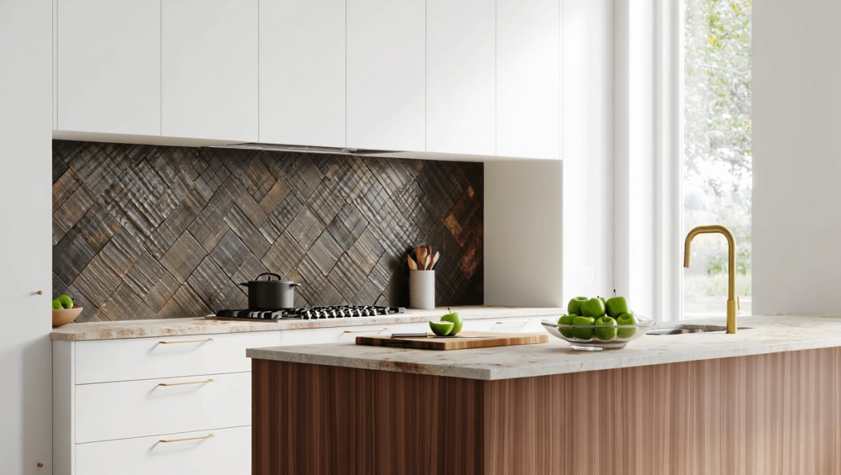 Step Aside, White And Gray: This 2026 Neutral Backsplash Trend Adds More Character