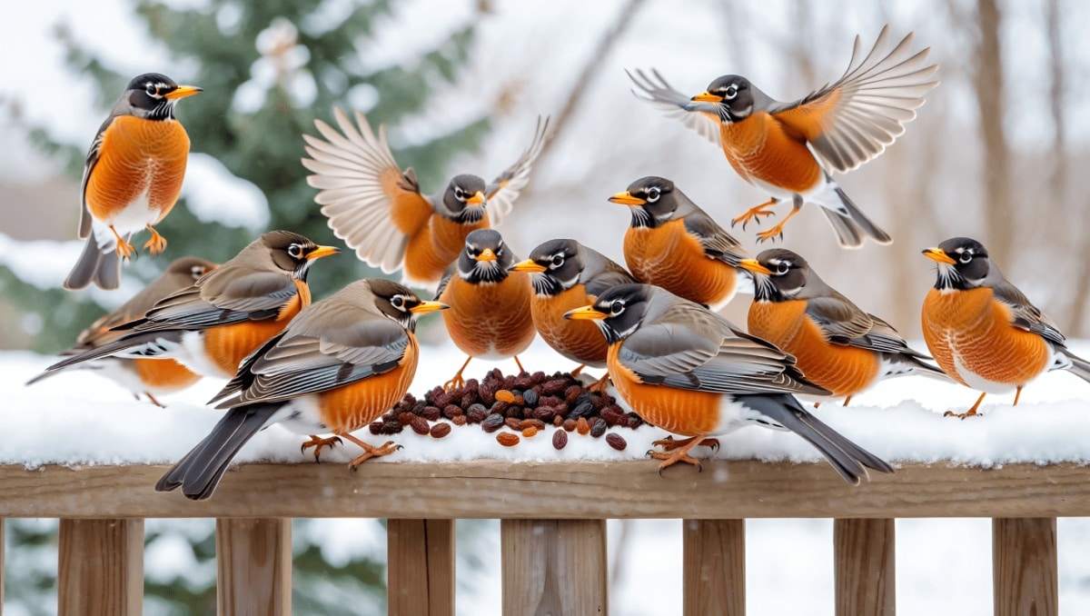 The Common Pantry Staple That'll Have Robins Flocking To Your Yard