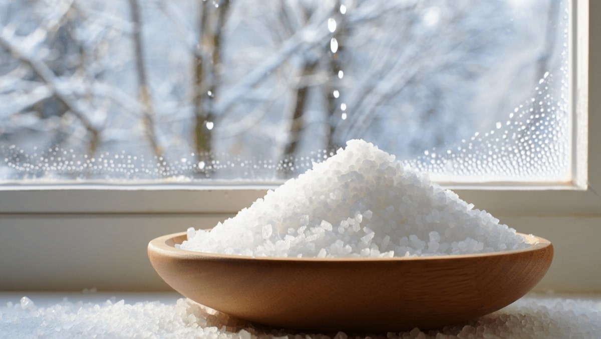 Why People Put A Bowl Of Salt By Their Windows In The Winter