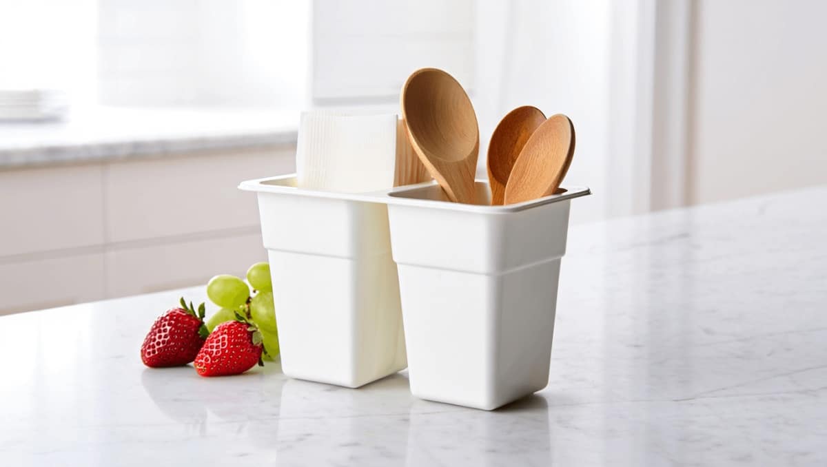 Repurpose Empty Yogurt Containers Into A Unique Kitchen Storage Solution