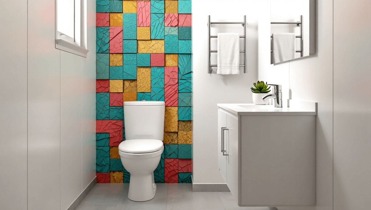 Ditch The Paint Behind The Toilet: This Stylish Alternative Is Way More Unique
