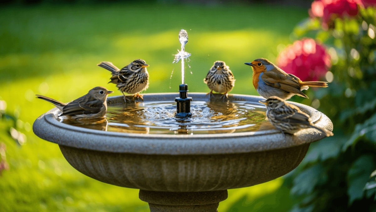 Why Adding A Fountain To Your Birdbath Isn't Always A Good Idea
