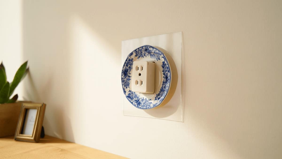 These Vintage Thrift Store Finds Can Be Repurposed To Hide Ugly Outlet Eyesores