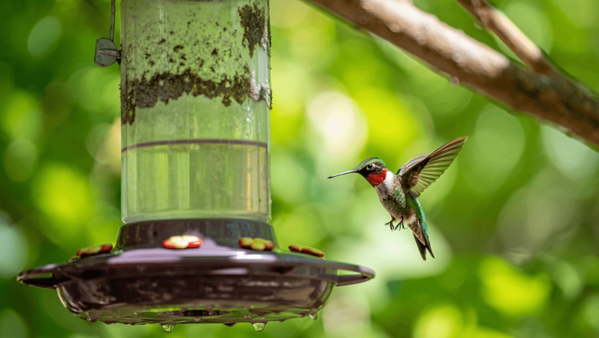 The Mistake You Should Never Make When Cleaning Your Hummingbird Feeder
