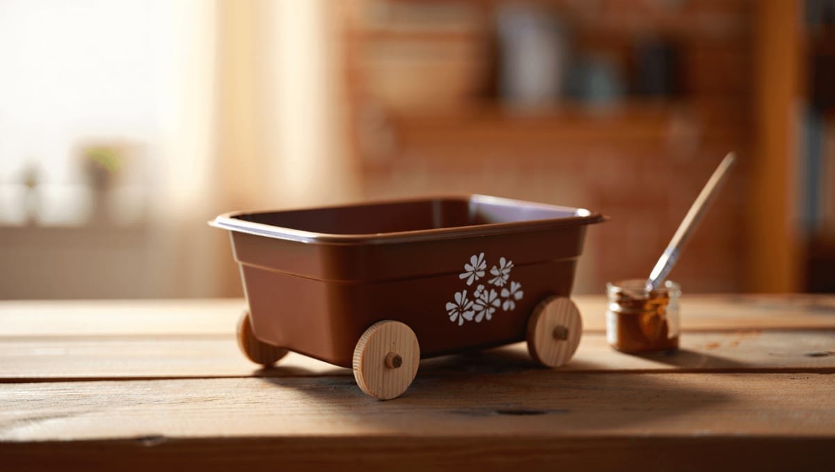 Upcycle A Plastic Food Container To Make Unique Decor From Repurposed Materials