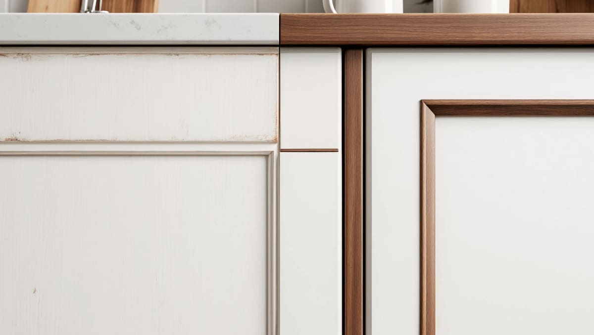 Forget Hours Of Painting: Try This Gorgeous DIY To Refresh Old Cabinets Instead