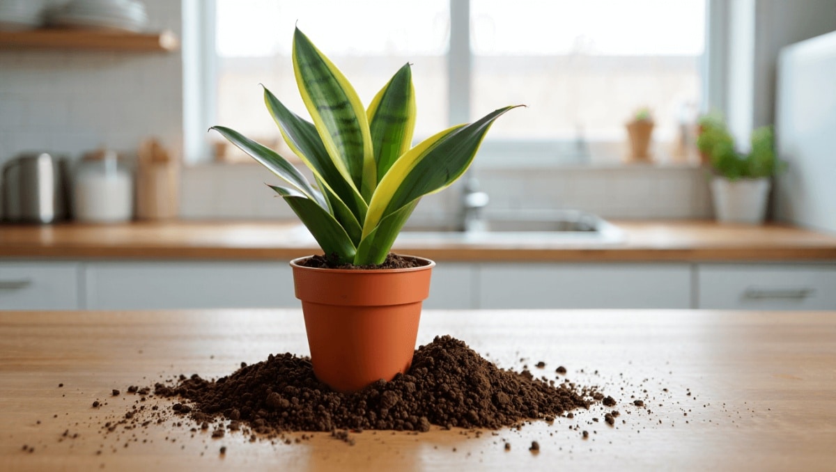 The Leftover Kitchen Scrap That Helps Snake Plants Thrive